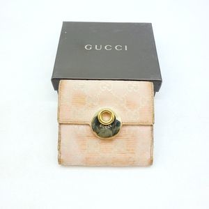 Gucci GG Monogram Trifold Wallet